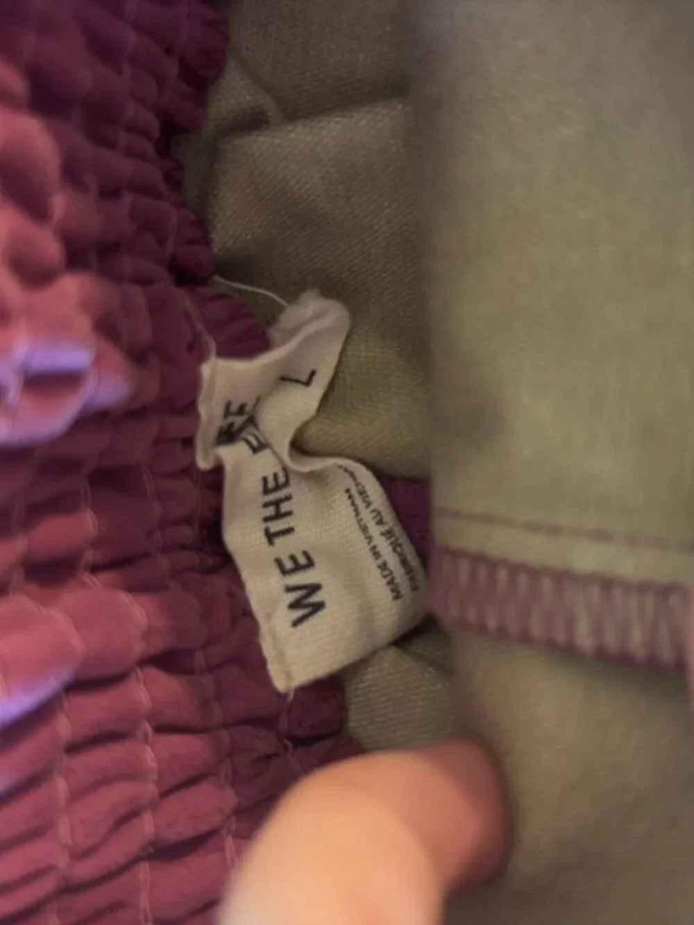 NWOT Free People We The Free Faux Suede Plum Mini Skort